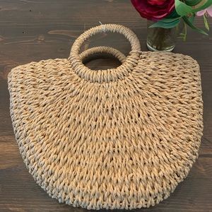 NWT-straw purse